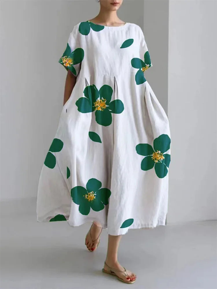 CATERINA | Breezy Floral Dress for Effortless Summer Style