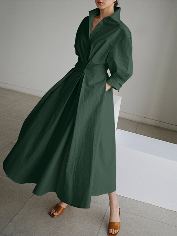 Clémence | Elegant long dress for any occasion, comfortable fit