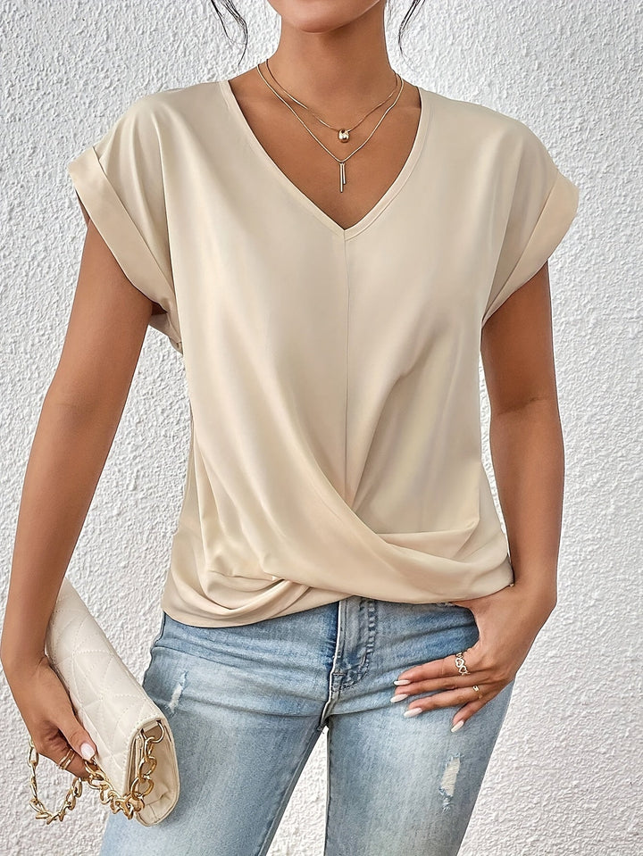 Éloïse™ | Casual Heart Neck T-shirt