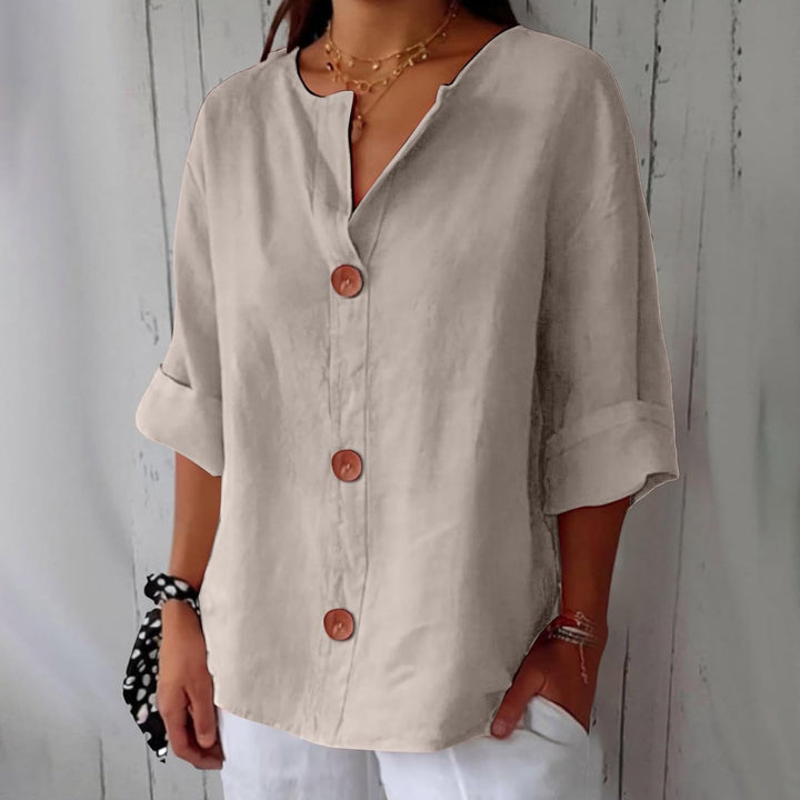 Carola™ | Elegant linen shirt for sunny comfort and style