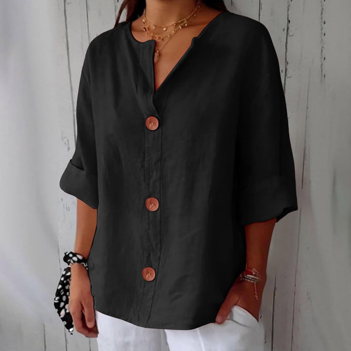 Carola™ | Elegant linen shirt for sunny comfort and style