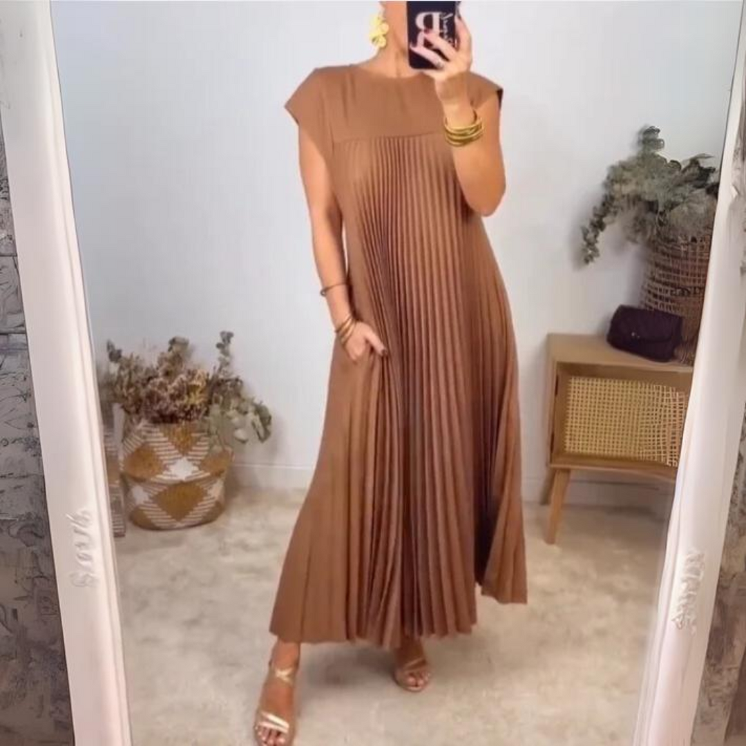 Seline® | Breezy, Stylish, and Comfortable Pleated Dress