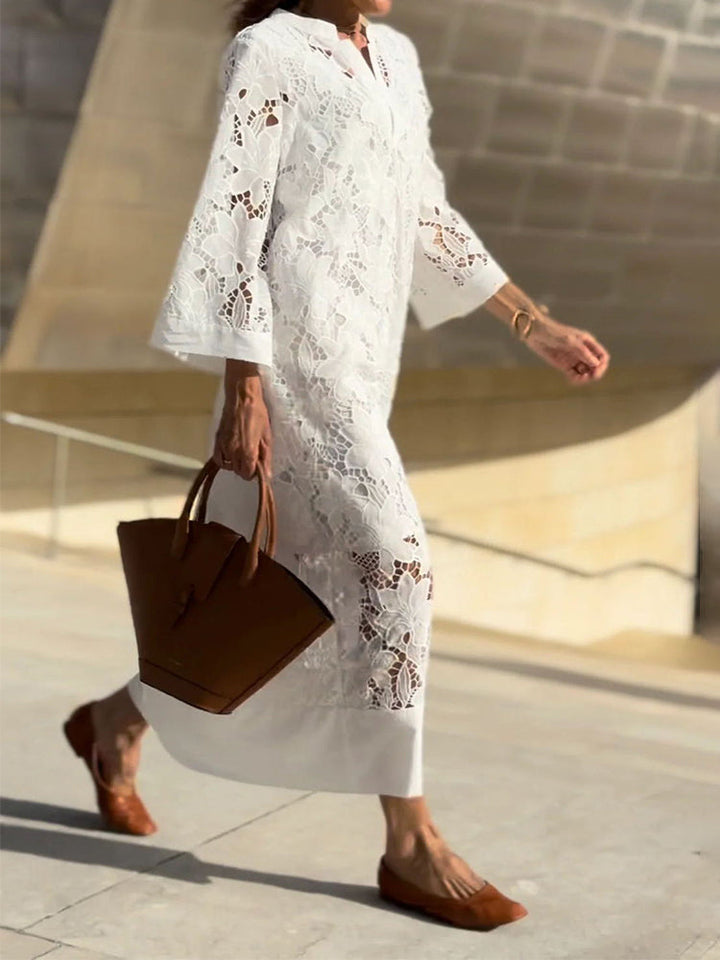 Sophie™ | Chic Dress with Stylish Borders and Comfort