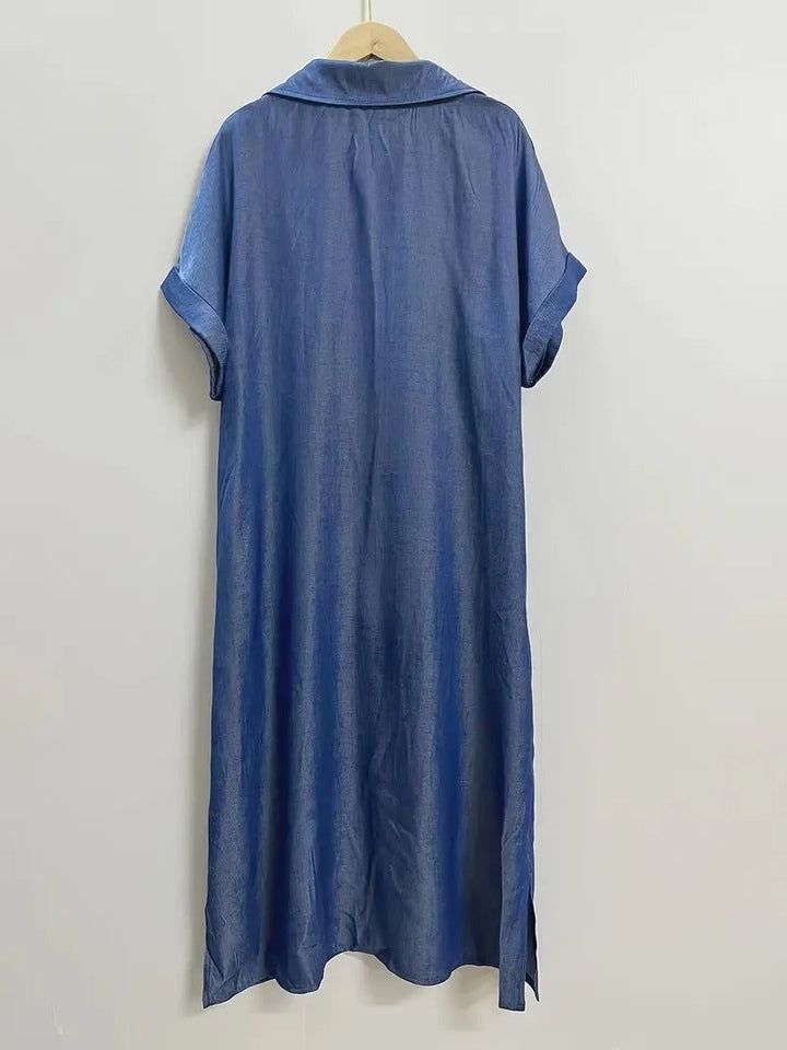 Béatrice | Stylish shirt dress with convenient pockets