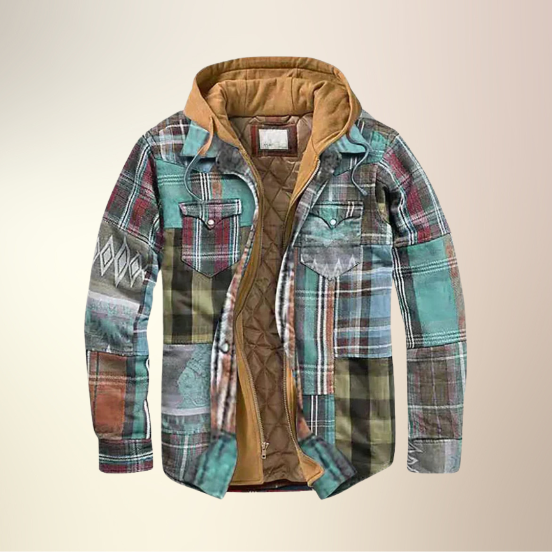 Yves™ | Stylish patchwork design, warm and versatile jacket
