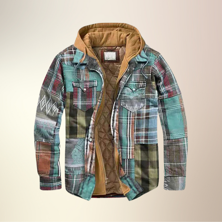 Yves™ | Stylish patchwork design, warm and versatile jacket