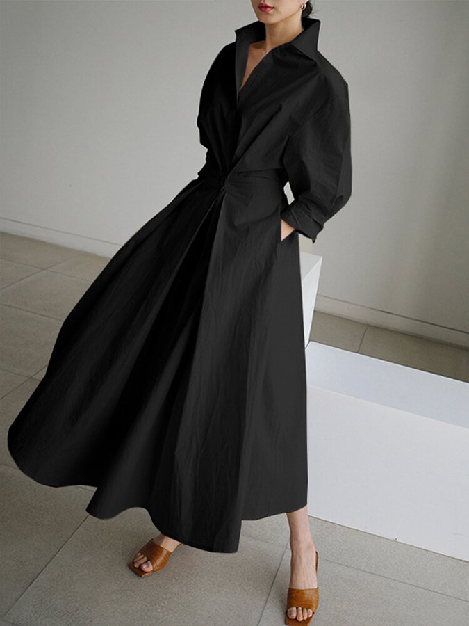 Clémence | Elegant long dress for any occasion, comfortable fit