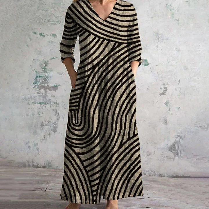 Ayla | Timeless Striped Dress for Effortless Elegance