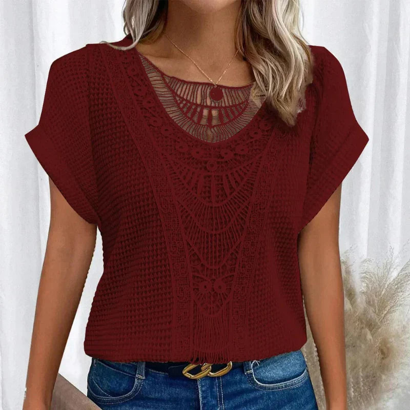 Karin™ | Elegant Ibiza-style blouse