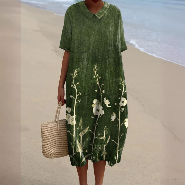 Emma™ | Vibrant Floral Dress for Effortless Style and Comfort