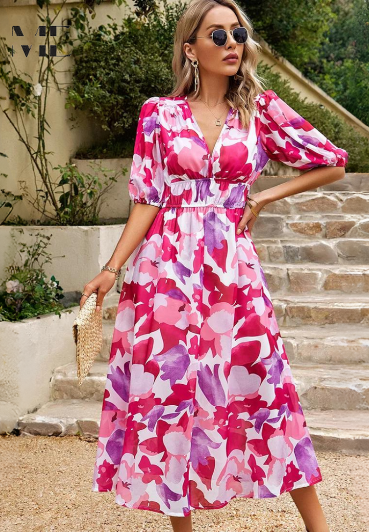 Danielle | Elegant Midi Dress for Every Occasion
