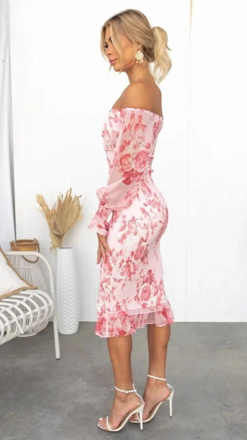 Kendall | Elegant Midi Dress for Effortless Style and Comfort