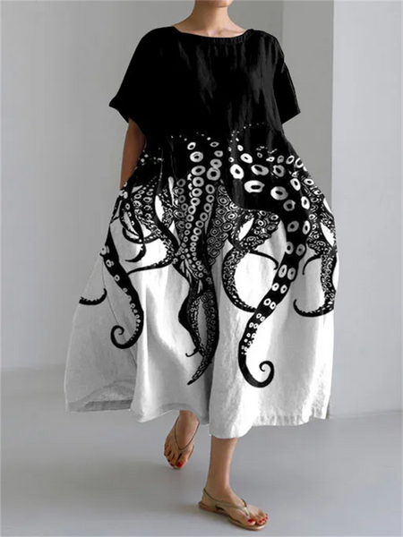VALENTINA | Elegant floral dress for comfort and style
