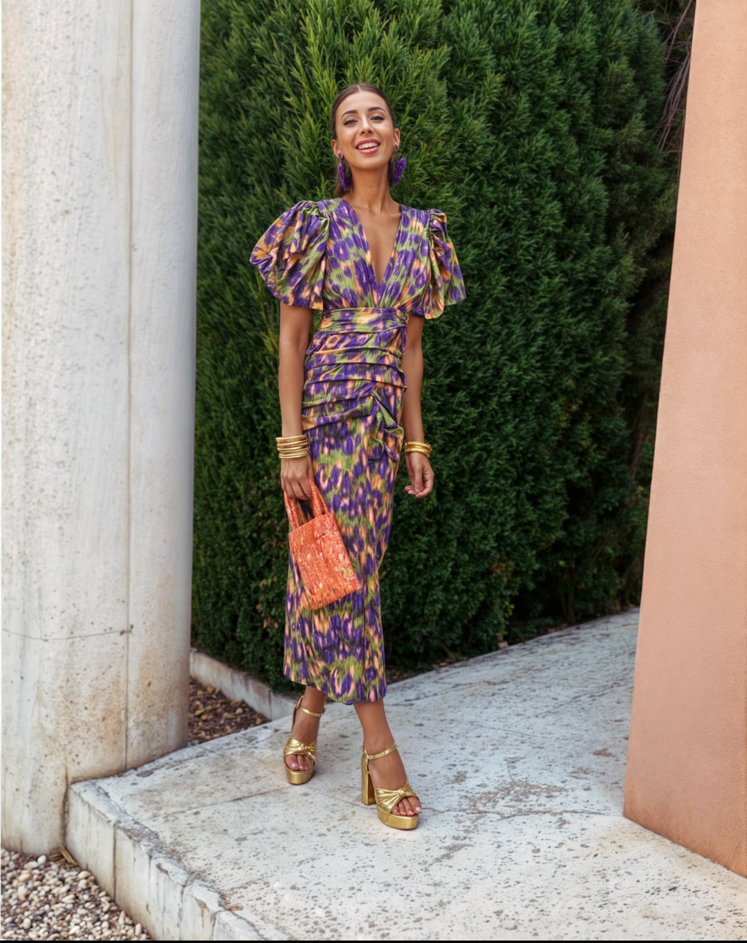 Élodie | Vibrant, Flowing Dress for Effortless Elegance