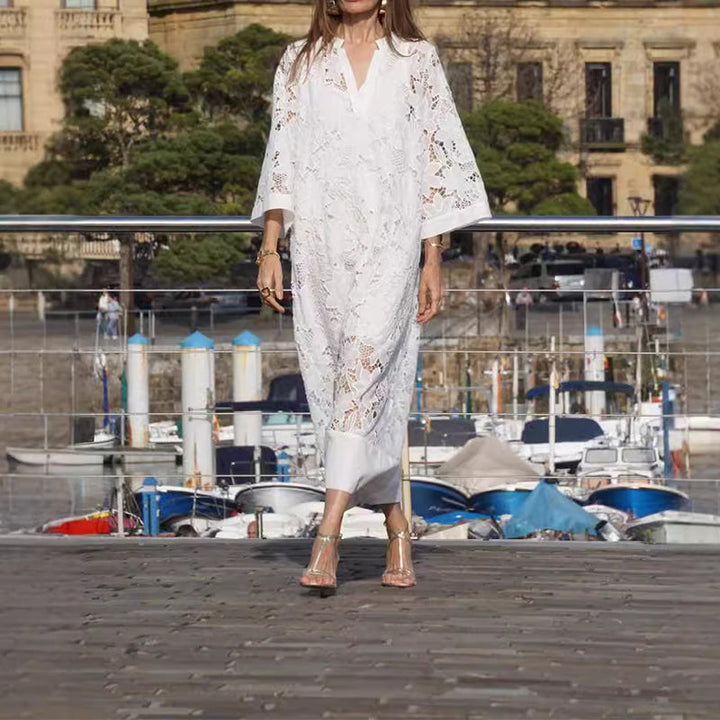 Sophie™ | Chic Dress with Stylish Borders and Comfort