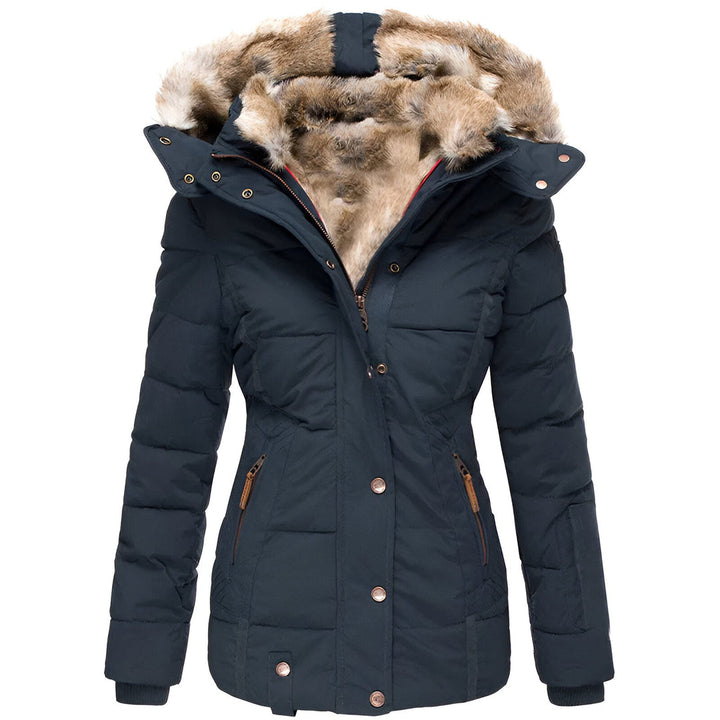 Annamarie | Stylish puffer jacket with hood, slim fit