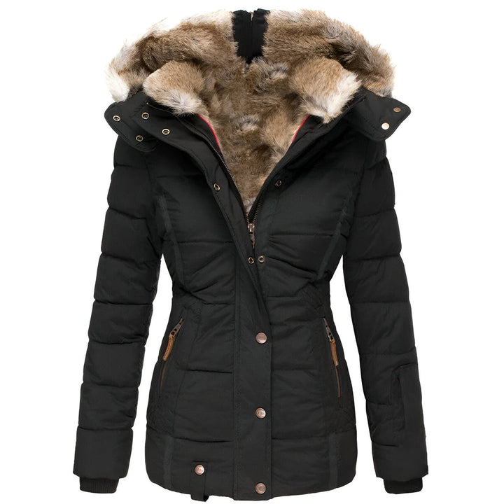 Annamarie | Stylish puffer jacket with hood, slim fit