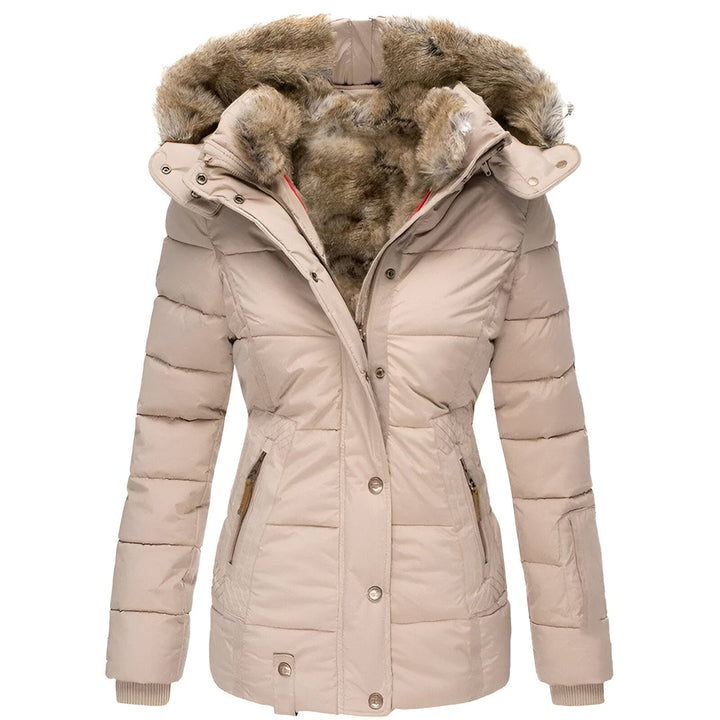 Annamarie | Stylish puffer jacket with hood, slim fit