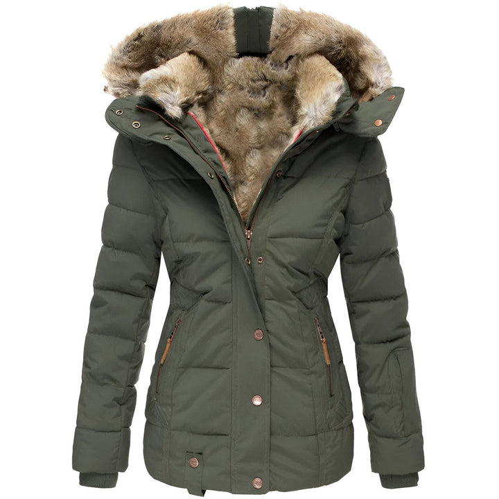 Annamarie | Stylish puffer jacket with hood, slim fit