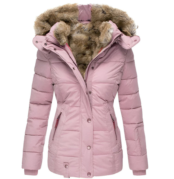 Annamarie | Stylish puffer jacket with hood, slim fit