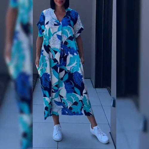 Elena™ - Elegant Floral Dress