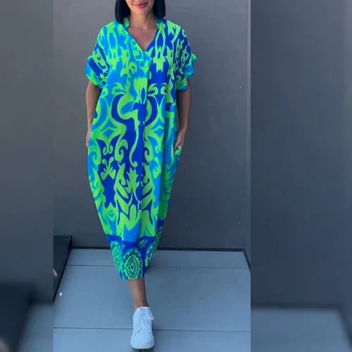 Elena™ - Elegant Floral Dress