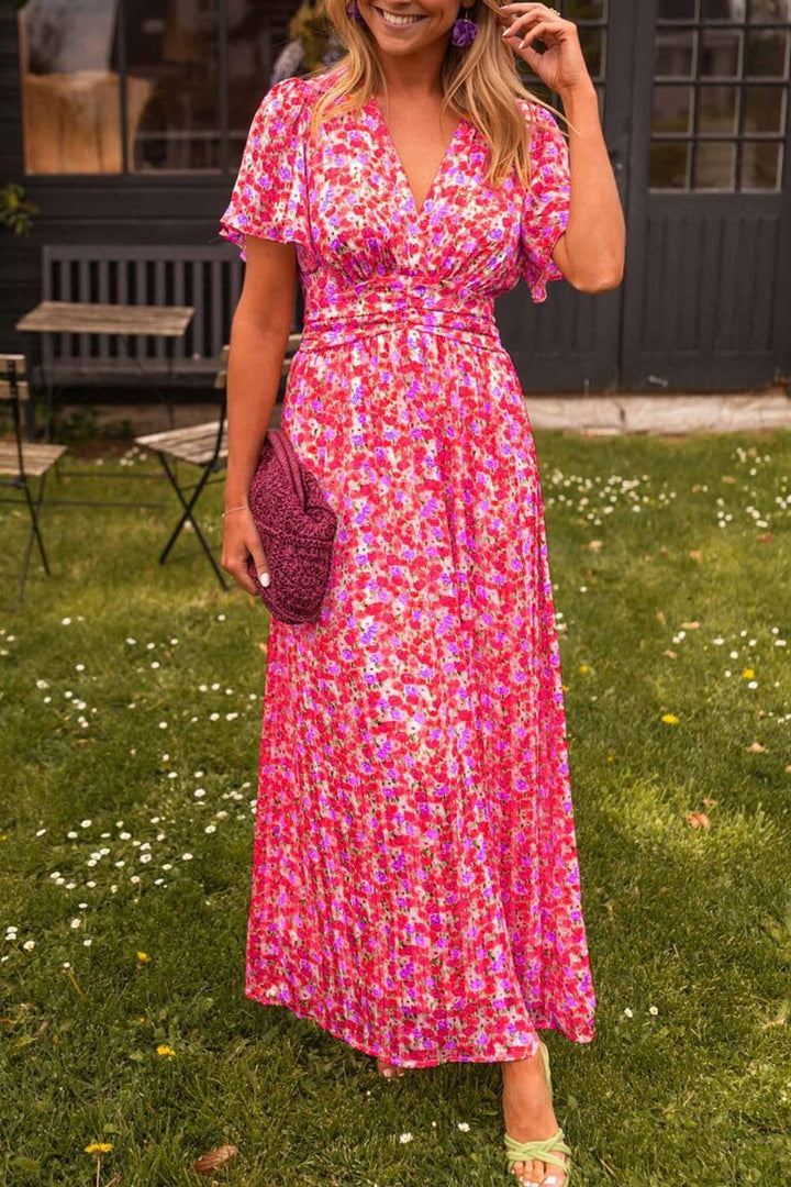 Ruth™ | Elegant Long V-Neck Dress for Any Occasion