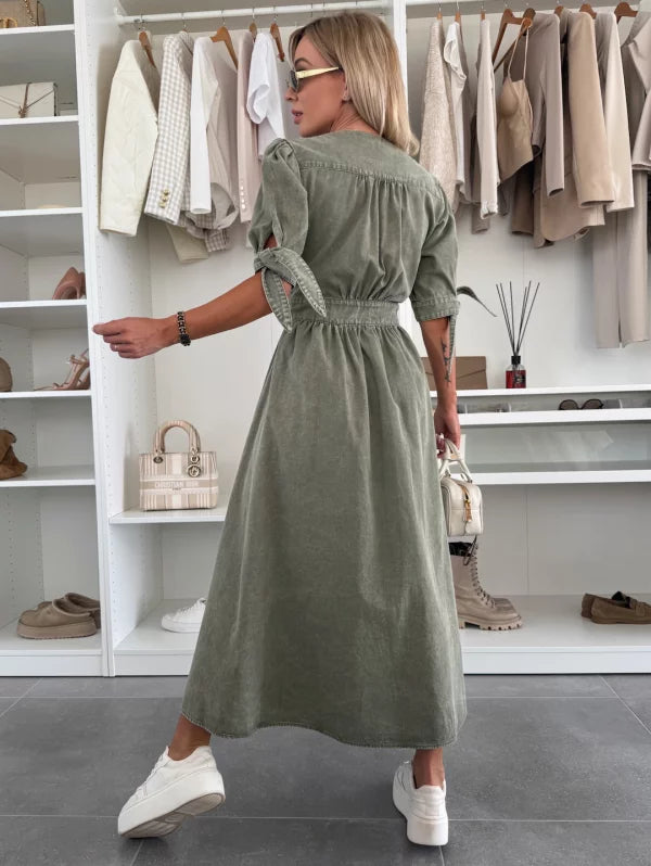 Ivy™ Elegant denim dress