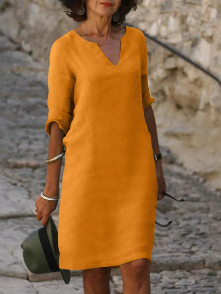Saoirse™ | Flattering V-Neck, Tummy Control, Effortless Style