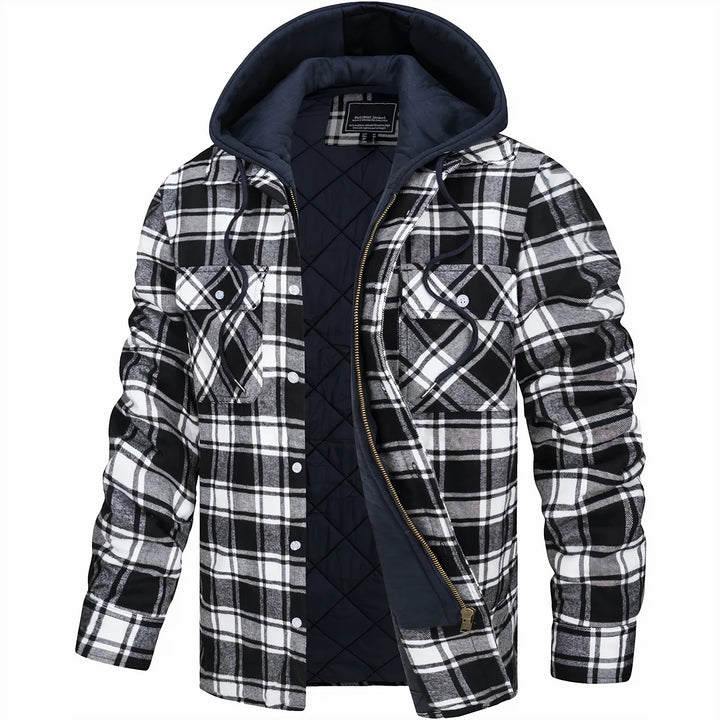 Karl™ | Checked Jacket with Zip for Elegance and Warmth