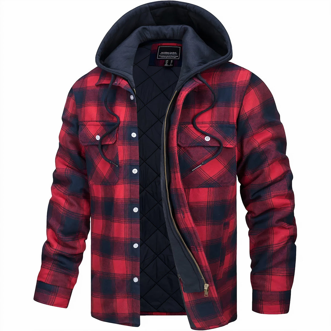 Karl™ | Checked Jacket with Zip for Elegance and Warmth