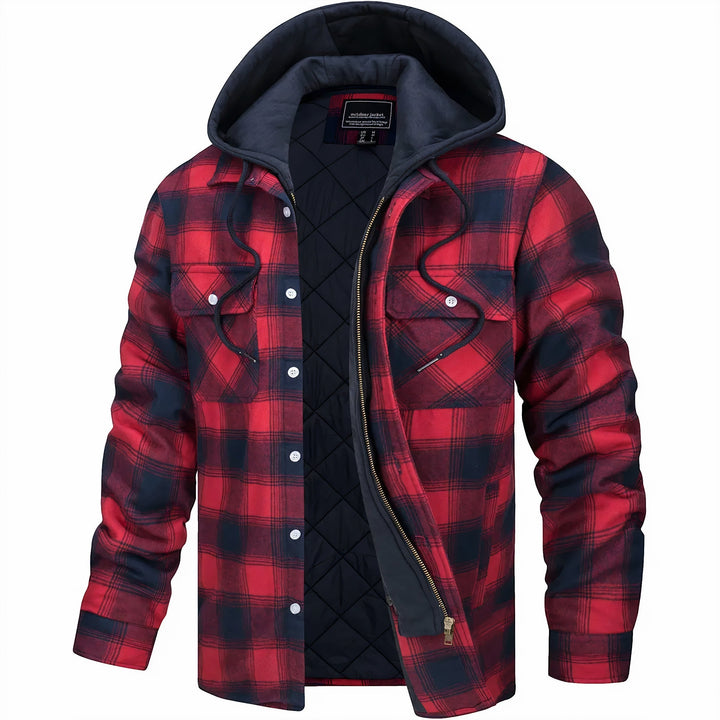 Karl™ | Checked Jacket with Zip for Elegance and Warmth