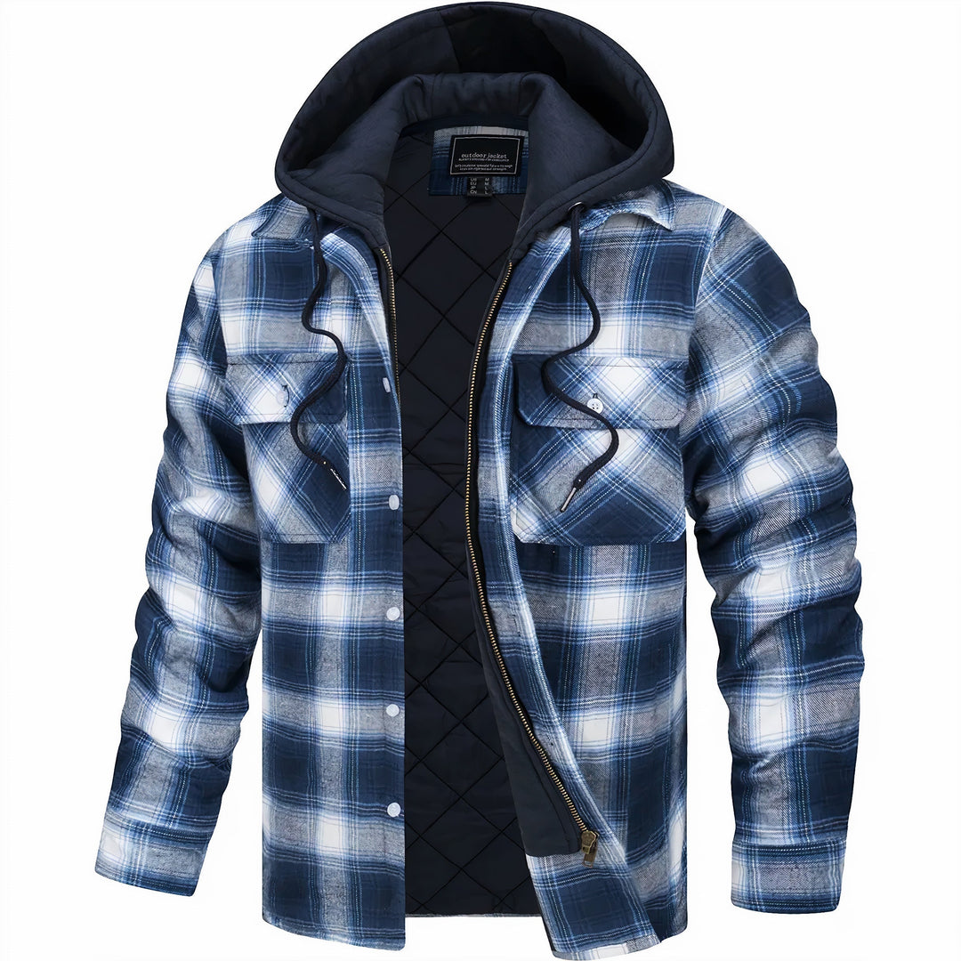 Karl™ | Checked Jacket with Zip for Elegance and Warmth