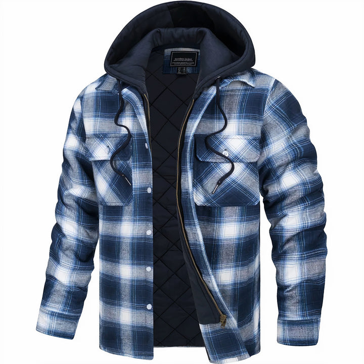 Karl™ | Checked Jacket with Zip for Elegance and Warmth