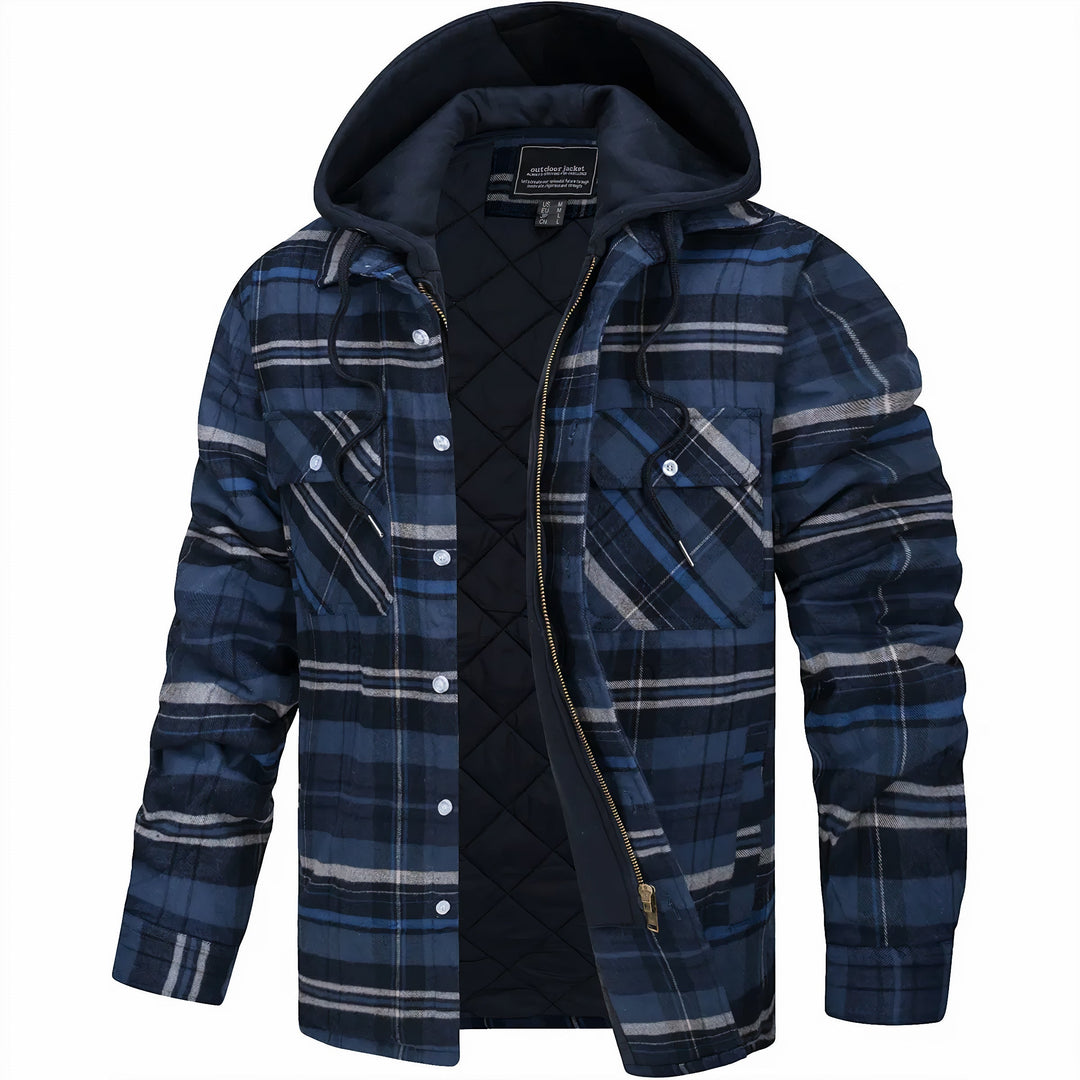 Karl™ | Checked Jacket with Zip for Elegance and Warmth