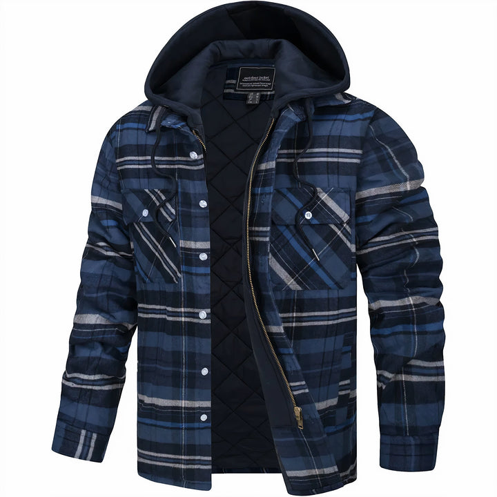 Karl™ | Checked Jacket with Zip for Elegance and Warmth