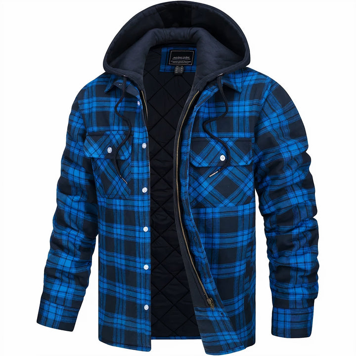 Karl™ | Checked Jacket with Zip for Elegance and Warmth